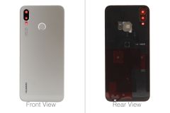 Official Huawei P20 Lite Platinum Gold Battery Cover with Fingerprint Sensor - 02351WTG