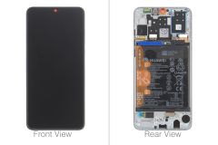 Official Huawei P30 Lite Pearl White LCD Screen & Digitizer with Battery - 02352RQC 