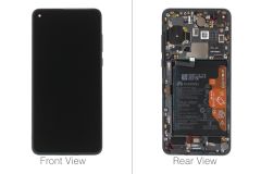 Official Huawei P40 ANA-NX9, ANA-LX4 Black LCD Screen & Digitizer - 02353MFA