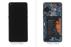 Official Huawei P40 ANA-NX9, ANA-LX4 Deep Sea Blue LCD Screen & Digitizer - 02353MFU