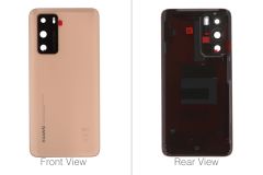 Official Huawei P40 ANA-NX9, ANA-LX4 Blush Gold Rear Battery Cover - 02353MGD