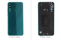 Official Huawei Y6P MED-LX9, MED-LX49 Emerald Green Battery Cover with Fingerprint Sensor - 02353QQW