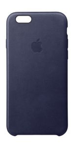 Official Apple iPhone 6 Plus, 6S Plus Leather Case - Dark Blue