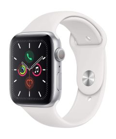 APPLE Watch Series 5 - Silver Aluminium with White Sports Band, 44 mm - MWVD2B/A - A-Grade