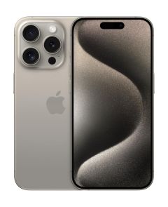 Apple iPhone 15 Pro 128GB Natural Titanium Sim Free / Unlocked Mobile Phone - MTUX3ZD/A