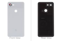Official Google Pixel 3 Clearly White Battery / Rear Cover - 20GB1WW0S01