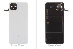 Official Google Pixel 4 XL Clearly White Rear / Battery Cover - 20GC2WW0002