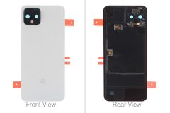 Official Google Pixel 4 Clearly White Rear / Battery Cover - 20GF2WW0002