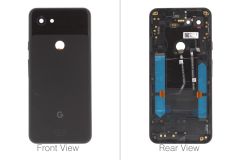 Official Google Pixel 3a ROW Jet Black Rear / Battery Cover - 20GS4BW0003