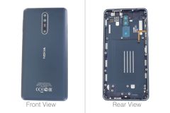 Genuine Nokia 8, Nokia 8 Dual Sim Blue Rear / Battery Cover - 20NB1LW0024
