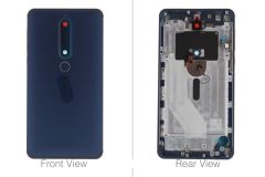 Genuine Nokia 6.1 2018 Dual Sim Blue Rear / Battery Cover with NFC - 20PL2L00002