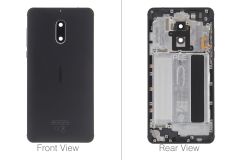 Genuine Nokia 6 TA-1033 Single Sim Black Rear / Battery Cover - 20PLEBW0034