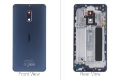 Genuine Nokia 6 TA-1021 Dual Sim Blue Rear / Battery Cover - 20PLELW0004