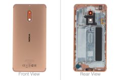 Genuine Nokia 6 TA-1021 Dual Sim Copper Rear / Battery Cover - 20PLEMW0016