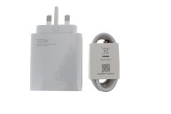 .Official Xiaomi 120W Power Adapter Fast Charger UK Plug & Data Cable - MDY-13-EF