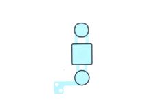 Official Samsung Galaxy S23 SM-S911, S23+ SM-S916 Camera Deco Sponge - GH02-24460A