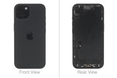 Official Apple iPhone 15 Plus Black Battery Cover (OEM Pulled)