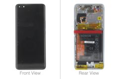 Official Honor Magic 4 Pro (LGE-NX9) Cyan LCD Screen & Digitizer - 0235ACGL