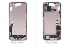 Official Apple iPhone 15 Plus Pink Chassis / Middle Frame (OEM Pulled)