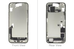 Official Apple iPhone 15 Plus Yellow Chassis / Middle Frame (OEM Pulled)