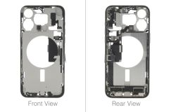 Official Apple iPhone 15 Pro Max White Titanium Chassis / Middle Frame (OEM Pulled)