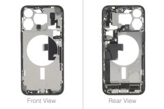 Official Apple iPhone 15 Pro Natural Titanium Chassis / Middle Frame (OEM Pulled)
