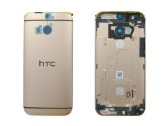 Genuine HTC One M8 2014 Flagship Gold Laser Etching Rear Cover / Chassis - 83H40008-40