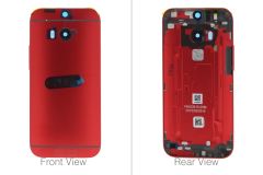 Genuine HTC One M8 2014 Flagship Red Laser Etching Rear Cover / Chassis - 83H40008-63