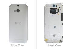 Genuine HTC One M8s Plasticopal Silver Rear / Battery Cover - 83H40034-02