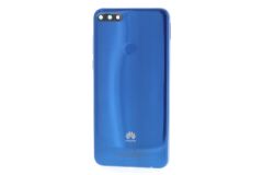 Genuine Huawei Y7 2018 London-L21B Blue Rear / Battery Cover with Fingerprint Sensor - 97070THR