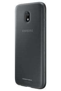 Official Samsung Galaxy J3 2017, SM-J330 Black Jelly Cover - EF-AJ330TBEGWW