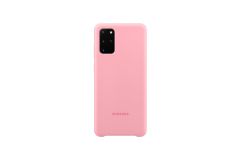 Official Samsung Galaxy S20 Plus SM-G985 / SM-G986 Pink Silicone Cover / Case - EF-PG985TPEGEU