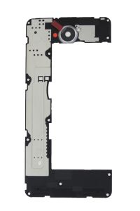 Genuine Microsoft Lumia 650, Lumia 650 Dual Sim White / Light Silver Middle Cover - 02511V1