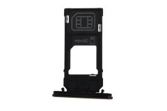 Genuine Sony Xperia X Compact F5321 Black Sim & Memory Card Tray - 1304-1918