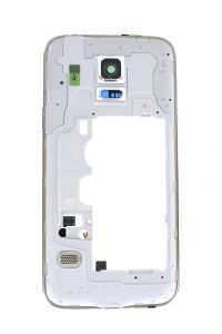 Genuine Samsung Galaxy S5 Mini G800F White Chassis with Speaker & Lens - GH96-07531B