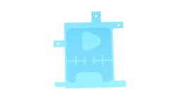 Official Samsung Galaxy Note 20 SM-N980, SM-N981 Battery Adhesive - GH02-21217A