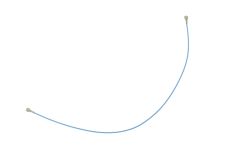 Official Samsung Galaxy N770 Note 10 Lite 117.2mm Blue Coaxial Cable - GH39-02058A