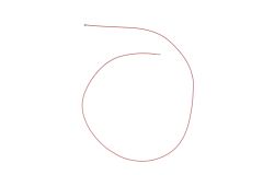 Official Samsung Galaxy Tab S7 FE 5G SM-T736 348mm Red Coaxial Cable - GH39-02108A