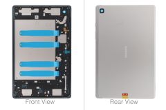 Official Samsung Galaxy Tab A7 10.4 2020 SM-T500 Gold Rear / Battery Cover - GH81-19738A
