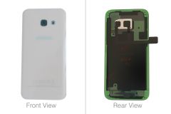 Genuine Samsung Galaxy A3 2017 A320 Pink Gold Glass Rear Battery Cover - GH82-13636D