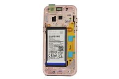 Genuine Samsung Galaxy A3 2017 A320 Pink Gold Chassis / Middle Cover - GH96-10575D