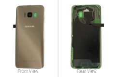 Genuine Samsung Galaxy S8 SM-G950 Gold Rear Glass / Battery Cover - GH82-13962F