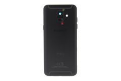 Genuine Samsung Galaxy A6 2018 Dual Sim SM-A600 Black Rear / Battery Cover - GH82-16423A