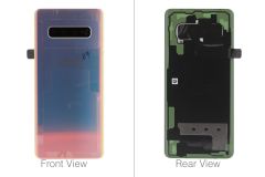 Official Samsung Galaxy S10+ G975 Prism Silver Battery Cover - GH82-18406G