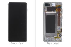 Official Samsung Galaxy S10+ G975 Prism White LCD Screen & Digitizer - GH82-18849B / GH82-18840B