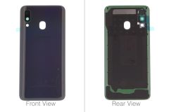 Genuine Samsung Galaxy A40 SM-A405 Black Rear / Battery Cover - GH82-19406A