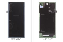 Official Samsung Galaxy Note 10 SM-N970 Aura Black Battery Cover with Adhesive - GH82-20528A