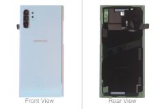 Official Samsung Galaxy Note 10+ SM-N975 Aura Glow / Silver Battery Cover with Adhesive - GH82-20588C