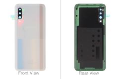 Official Samsung Galaxy A90 5G SM-A908 White Battery Cover with Adhesive - GH82-20741B