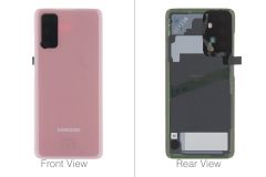Genuine Samsung Galaxy S20 5G SM-G981 Cloud Pink Rear / Battery Cover with Adhesive - GH82-21576C